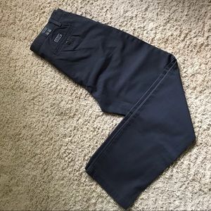 Nautical Navy Blue Khaki Pants